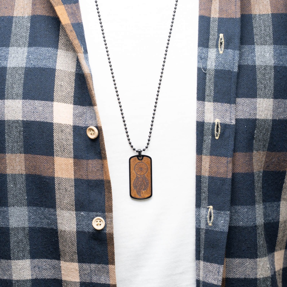 Nieśmiertelnik Bewood - Łapacz Snów - Imbuia (5)