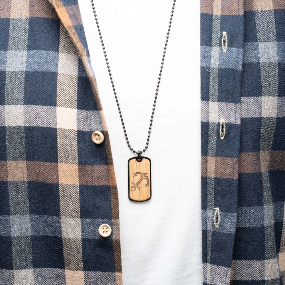 Nieśmiertelnik Bewood - Kotwica - Dąb (6)