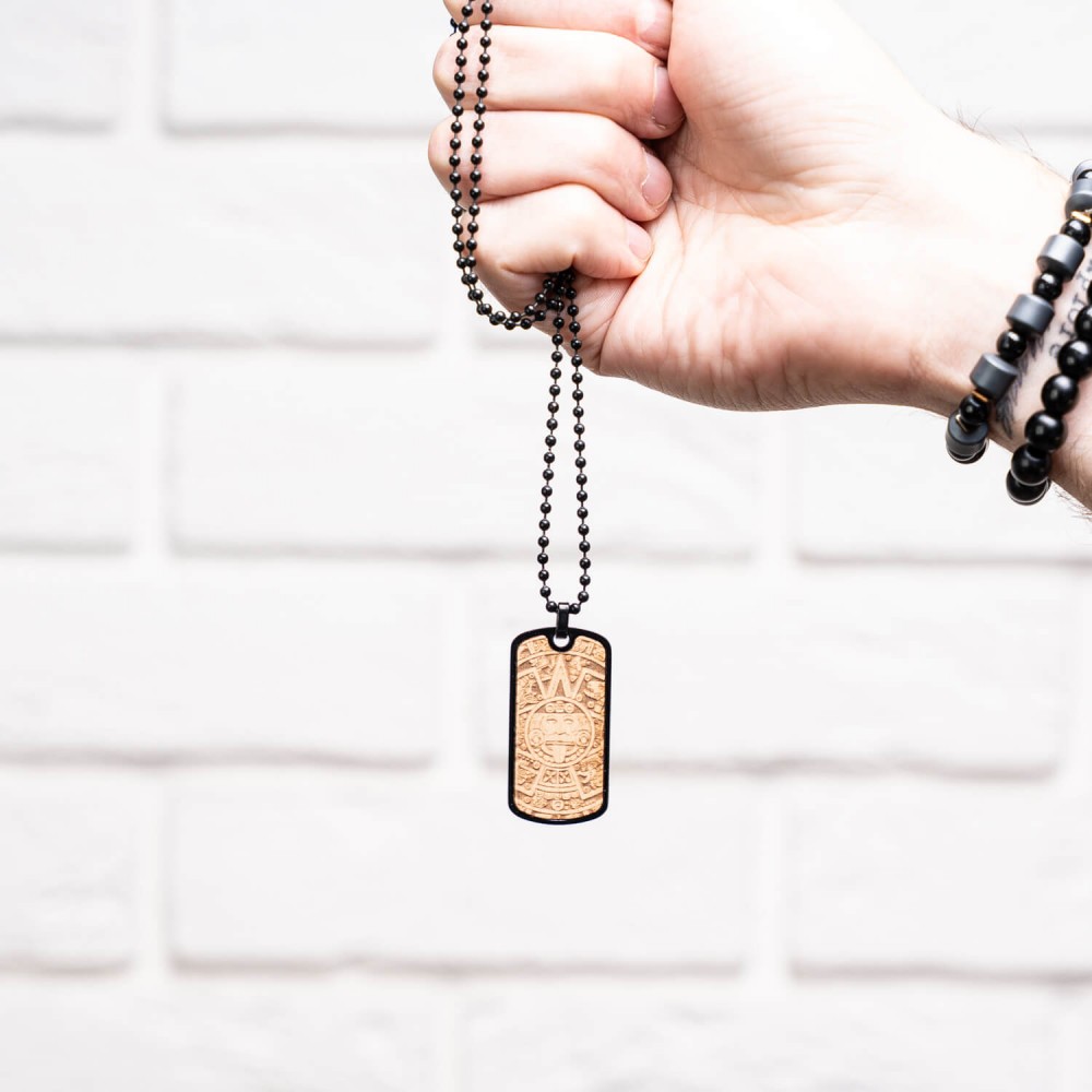 Nieśmiertelnik Bewood - Kalendarz Aztecki - Aniegre (4)