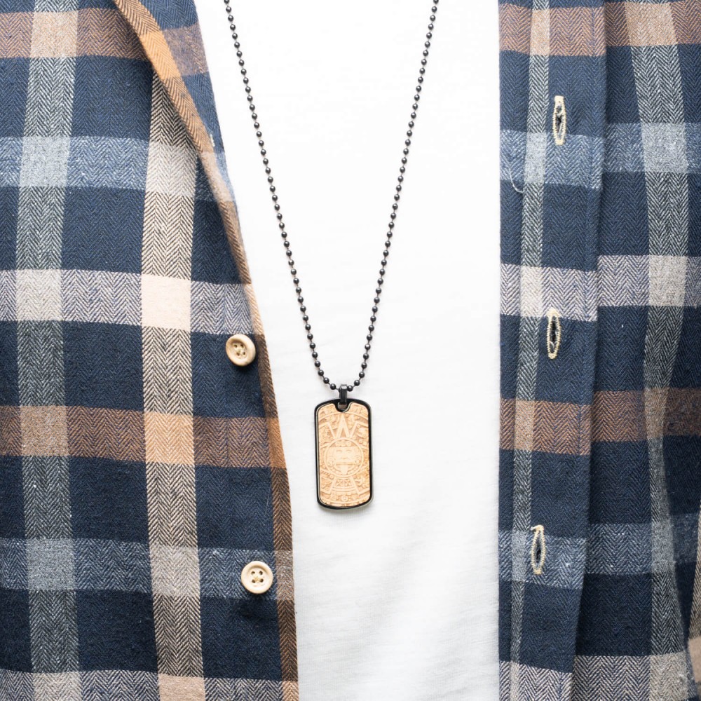 Nieśmiertelnik Bewood - Kalendarz Aztecki - Aniegre (5)