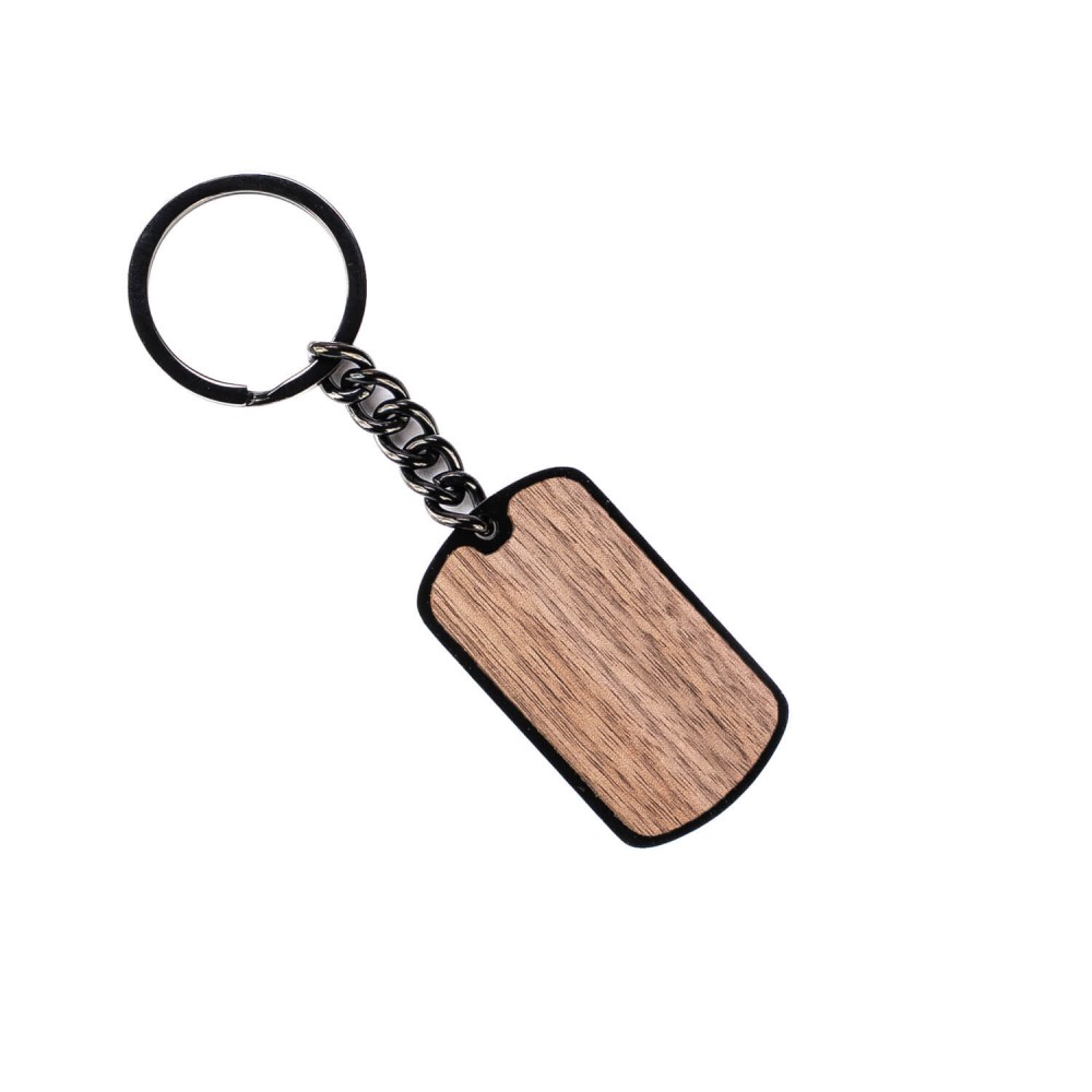 Wooden Keychain - American Walnut (1)