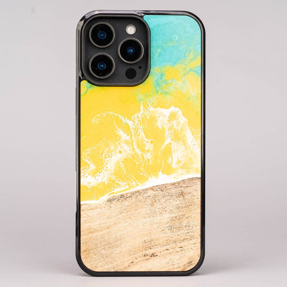 Etui iPhone 16 Pro Max Unique - Turquoise & Yellow - Outlet - Ready 1300 (1)