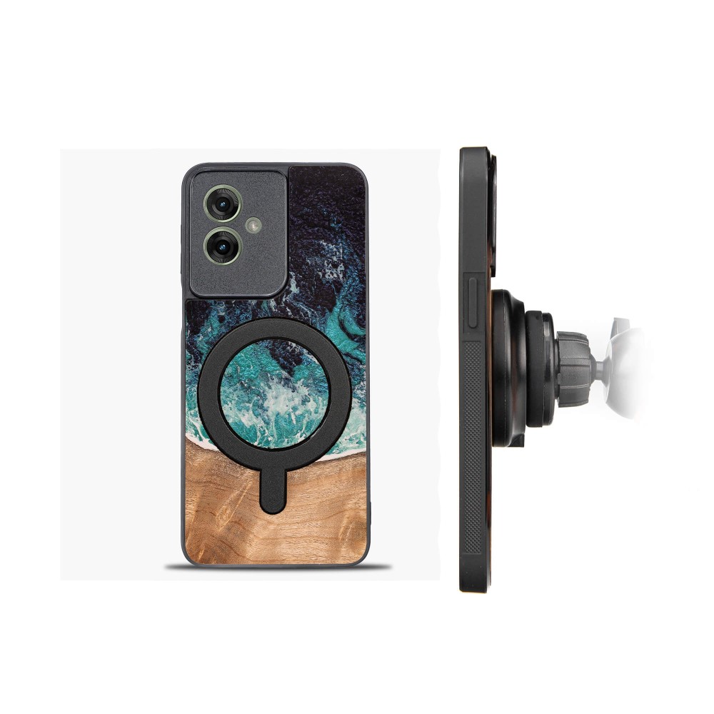 Bewood Resin Case for Motorola G55 5G - Dream Island with MagSafe (2)
