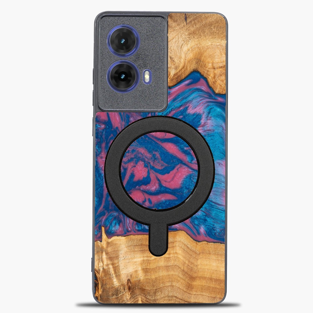 Bewood Resin Case for Motorola G85 5G - Neons - Vegas with MagSafe (1)