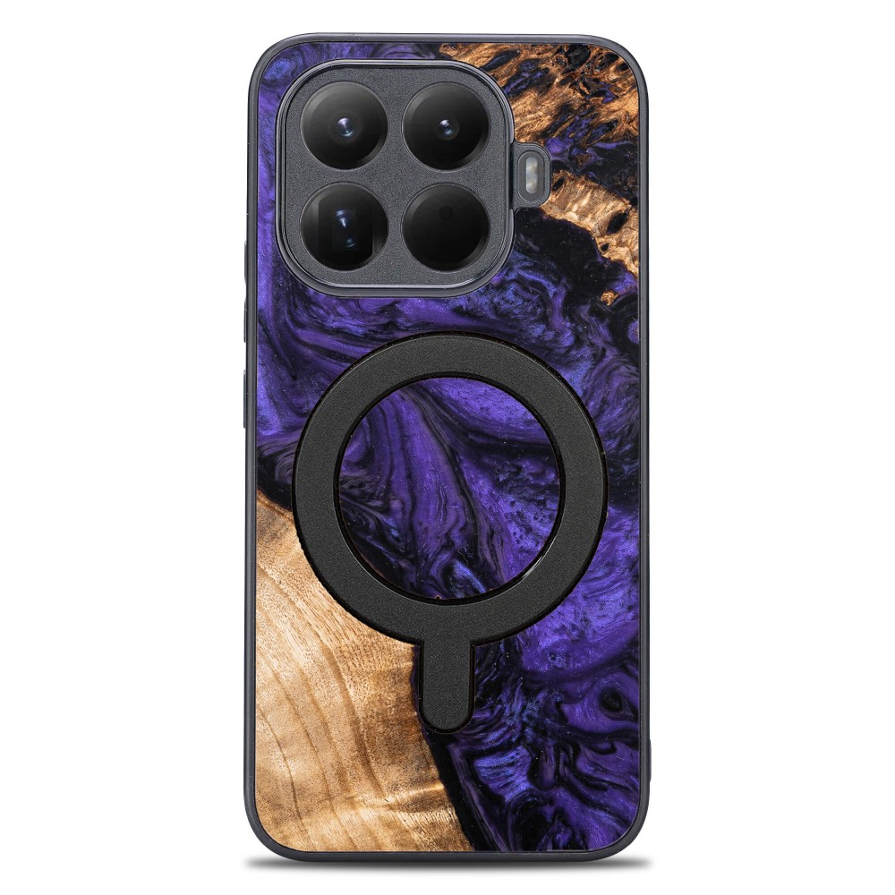 Bewood Resin Case for Xiaomi 15T Pro - Violet with MagSafe (1)