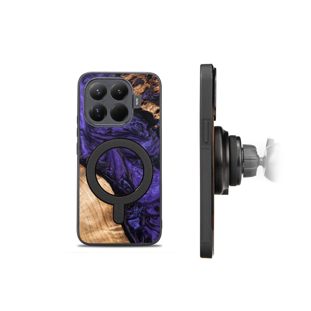 Bewood Resin Case for Xiaomi 15T Pro - Violet with MagSafe (2)