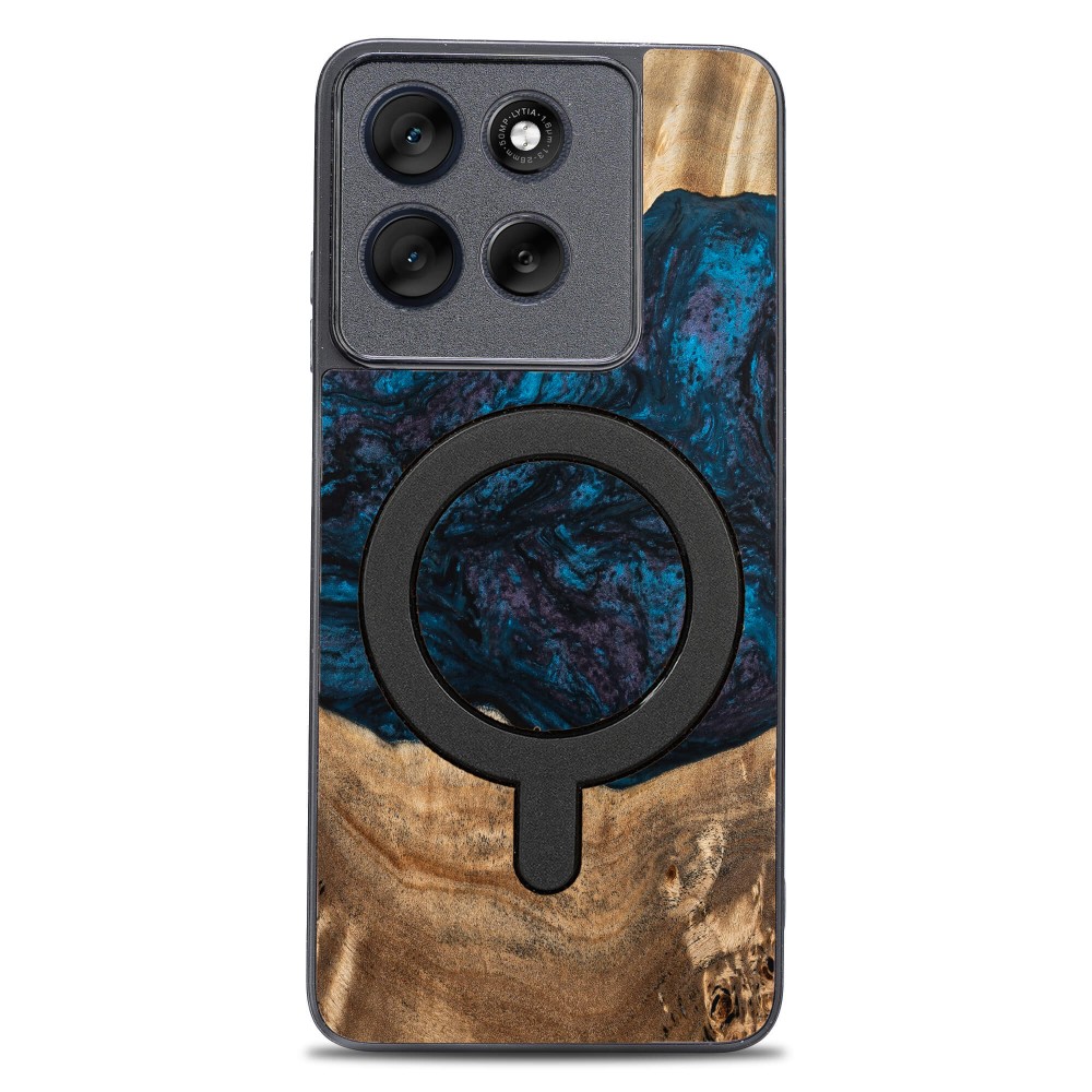 Bewood Resin Case for Motorola G86 5G - Planets - Neptune with MagSafe (1)