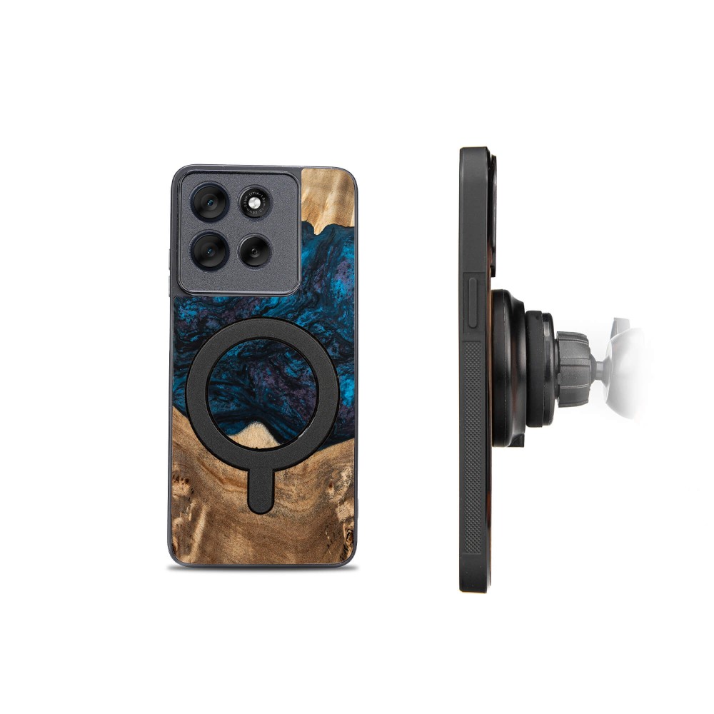 Bewood Resin Case for Motorola G86 5G - Planets - Neptune with MagSafe (2)