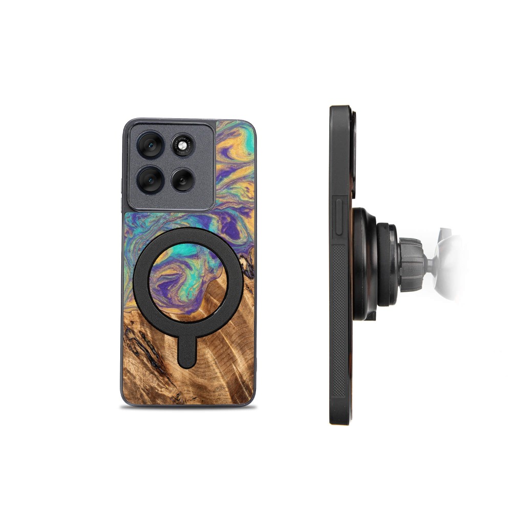 Bewood Resin Case for Motorola G86 5G - Planets - Mercury with MagSafe (2)