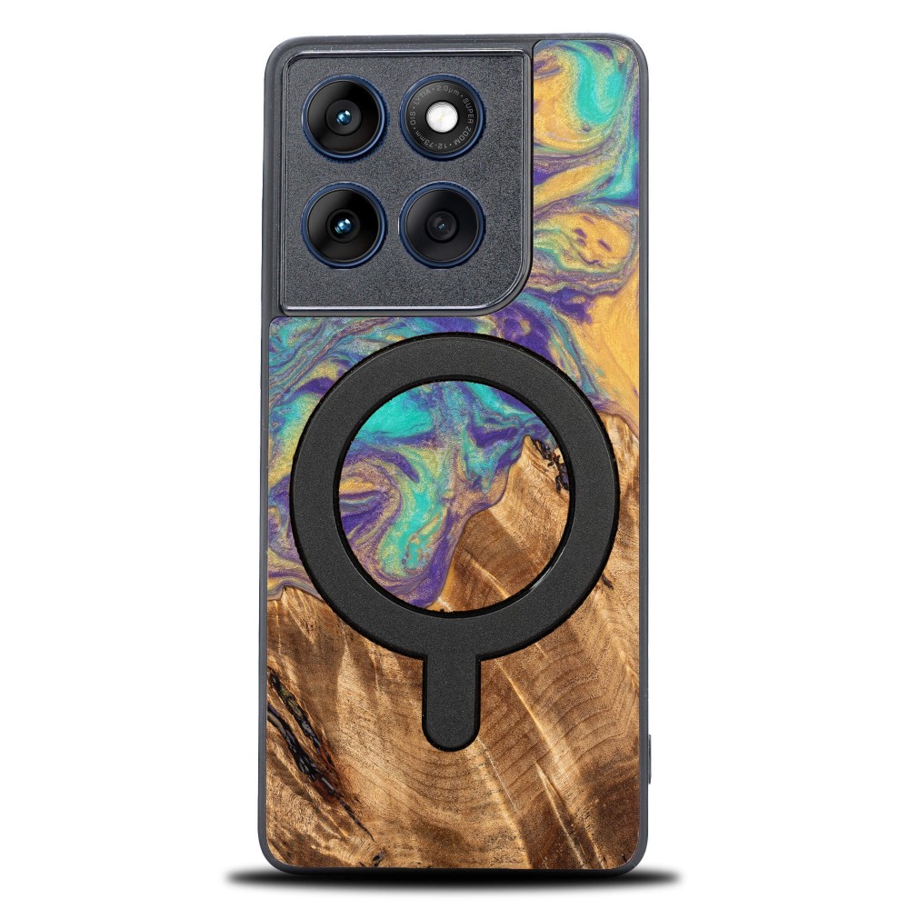 Bewood Resin Case for Motorole Edge 70 - Planets - Mercury with MagSafe (1)
