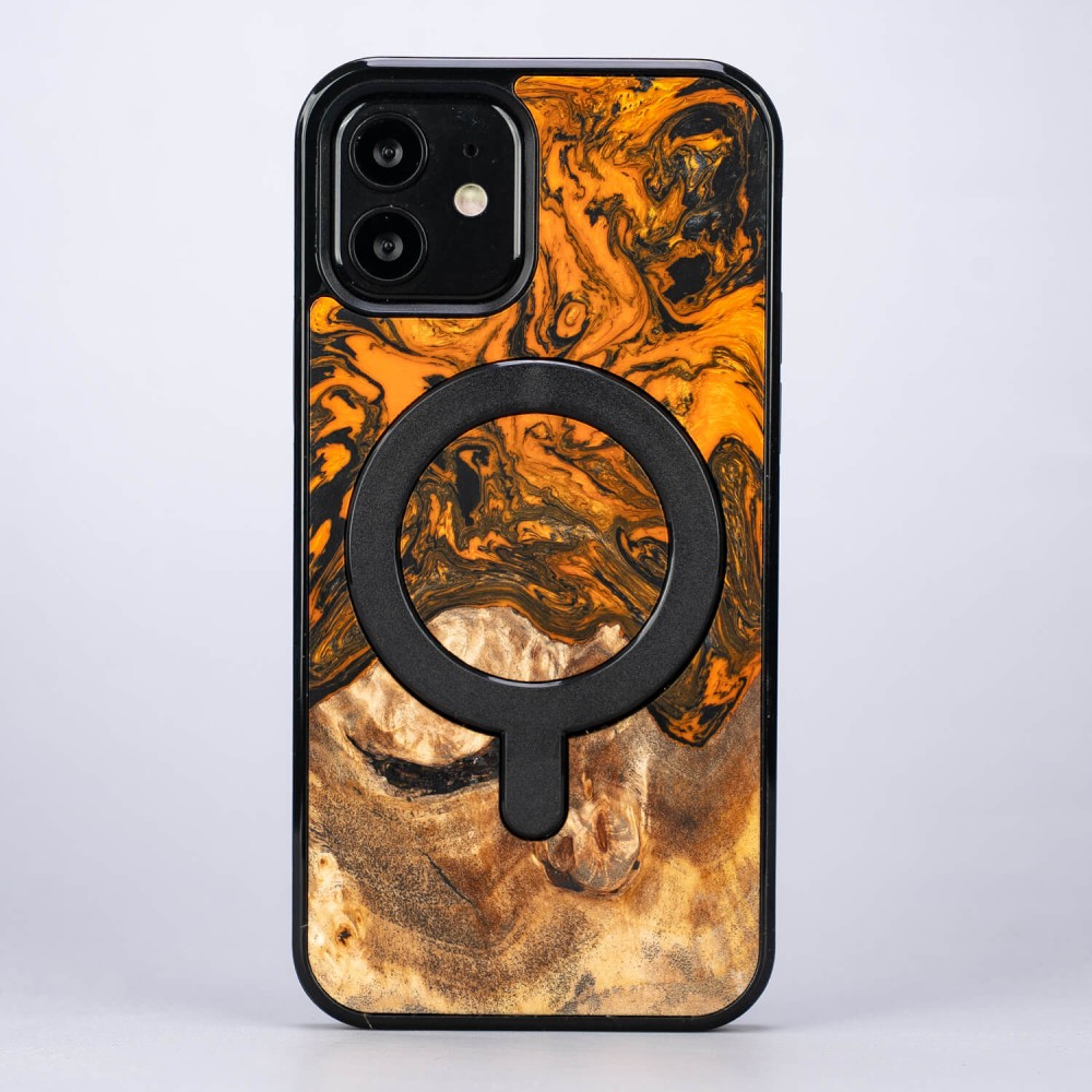 Etui iPhone 12 / 12 Pro Unique - Orange MAGSAFE - Outlet - Ready 1403 (1)