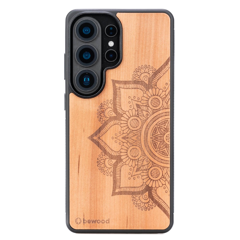 Drewniane Etui Bewood do Samsung Galaxy S26 Ultra MANDALA JABŁOŃ (1)