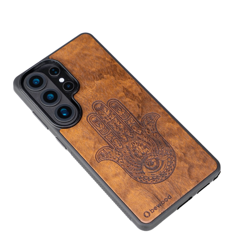 Drewniane Etui Bewood do Samsung Galaxy S26 Ultra HAMSA IMBUIA (3)