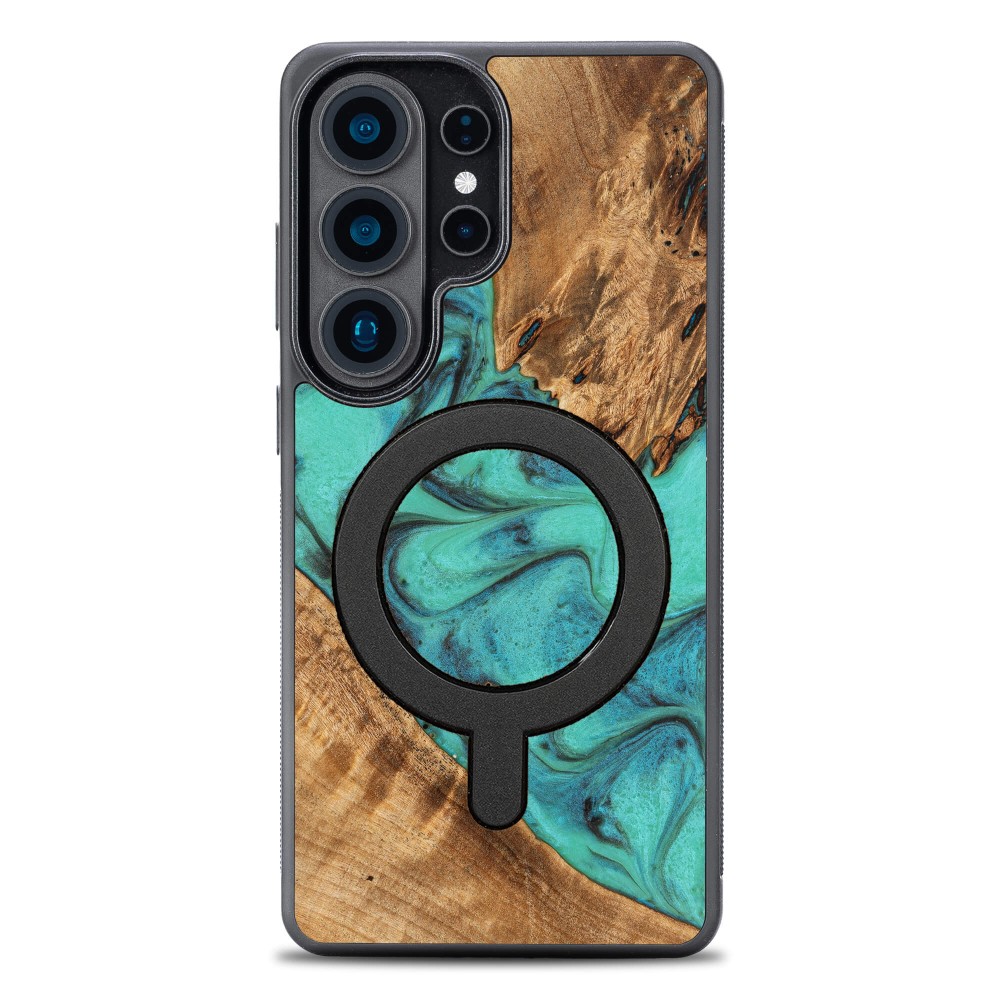 Etui Bewood Unique do Samsung Galaxy S26 Ultra - Turquoise z MagSafe (1)