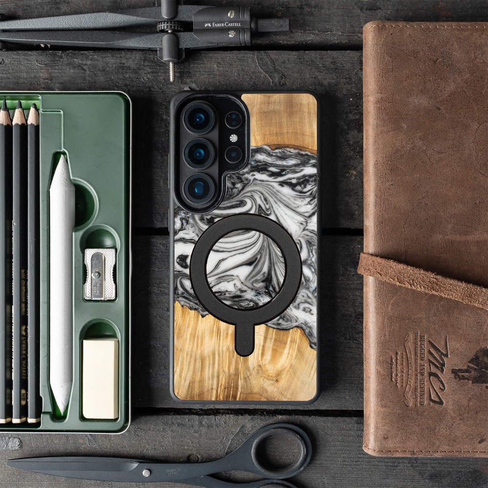 Etui Bewood Unique do Samsung Galaxy S26 Ultra - 4 Żywioły - Ziemia z MagSafe (3)