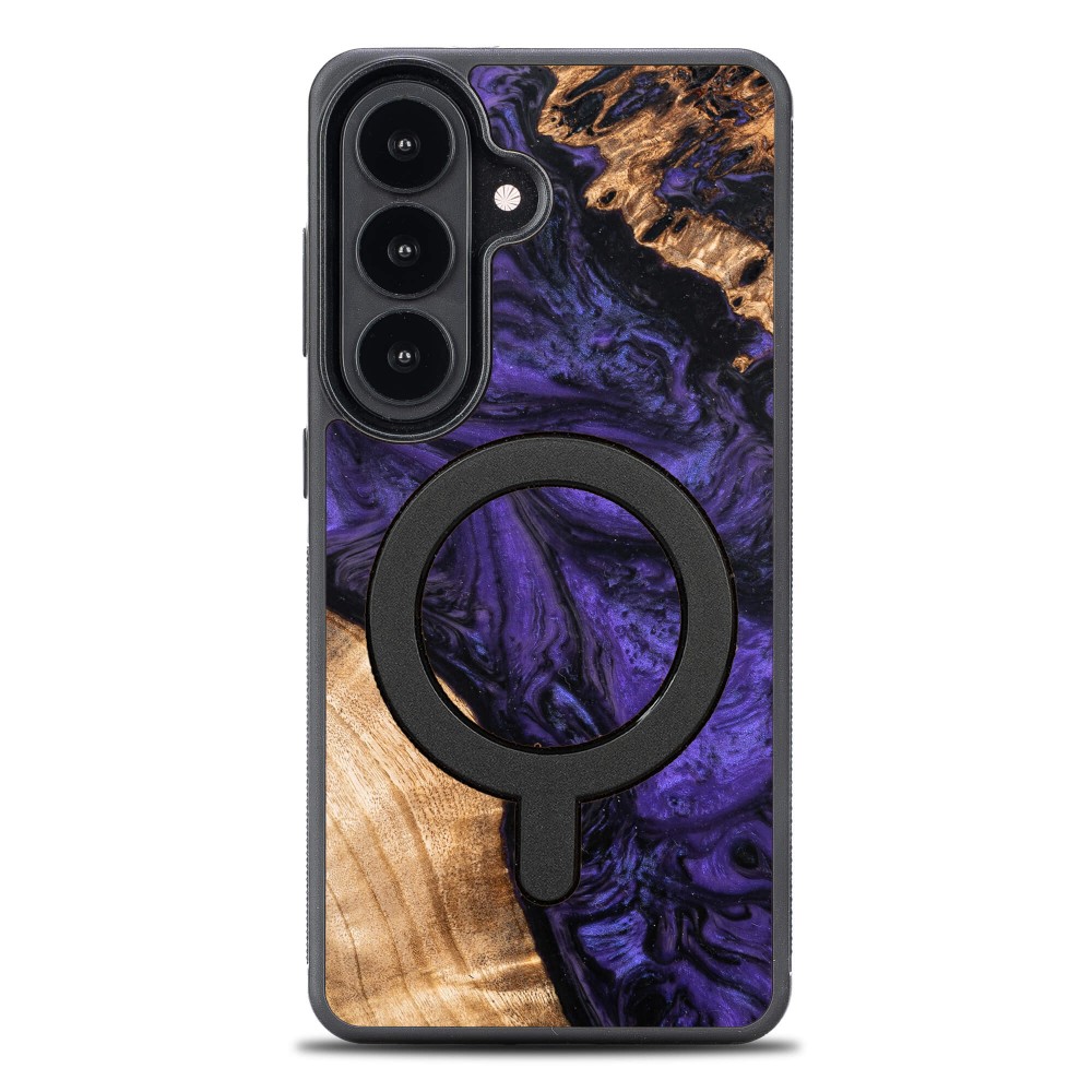 Etui Bewood Unique do Samsung Galaxy S26 - Violet z MagSafe (1)