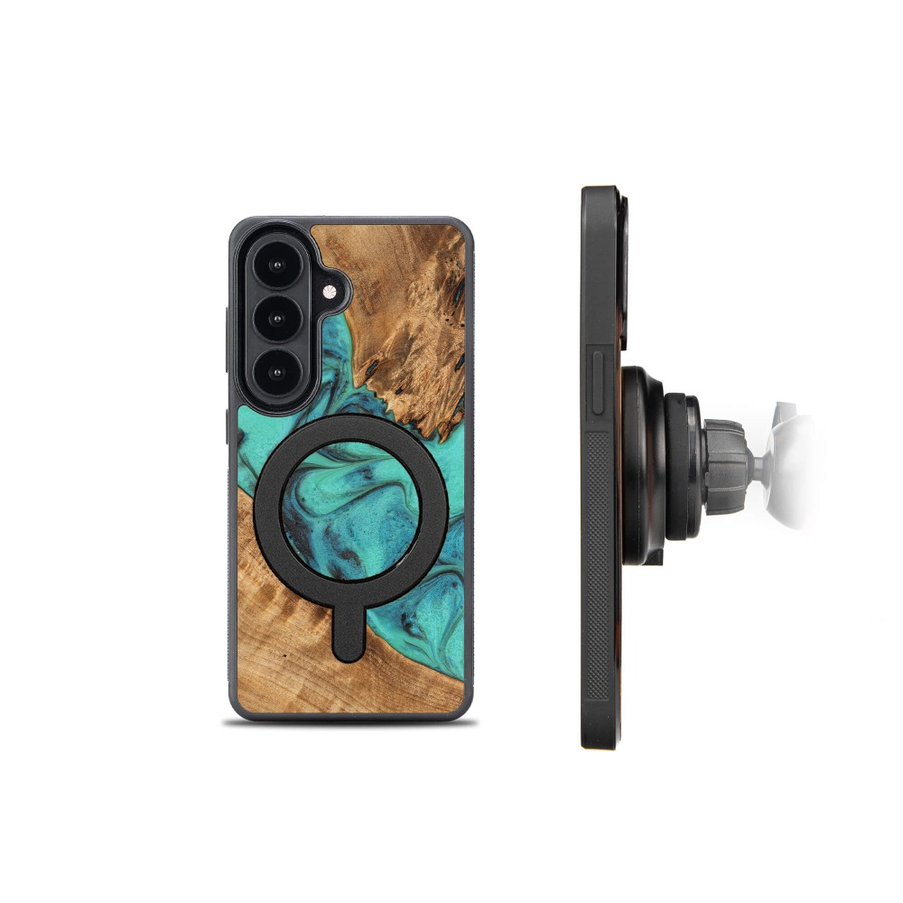 Etui Bewood Unique do Samsung Galaxy S26 - Turquoise z MagSafe (2)