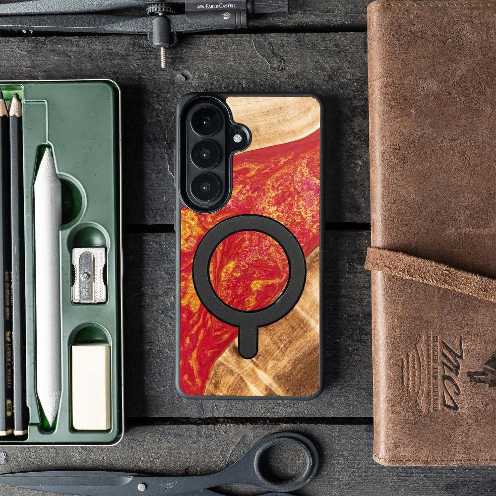 Bewood Resin Case for Samsung Galaxy S26 - Neons - Paris with MagSafe (3)