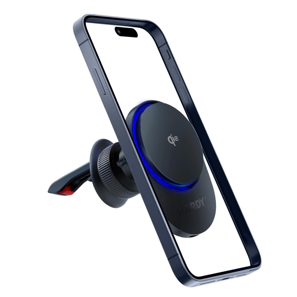 Uchwyt samochodowy / ładowarka indukcyjna 3mk Hardy AeroCharger 15W MPP Qi2 Black (9)