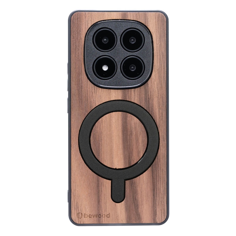 Drewniane Etui Bewood do Xiaomi Redmi Note 15 Pro 5G ORZECH AMERYKAŃSKI z MagSafe (1)
