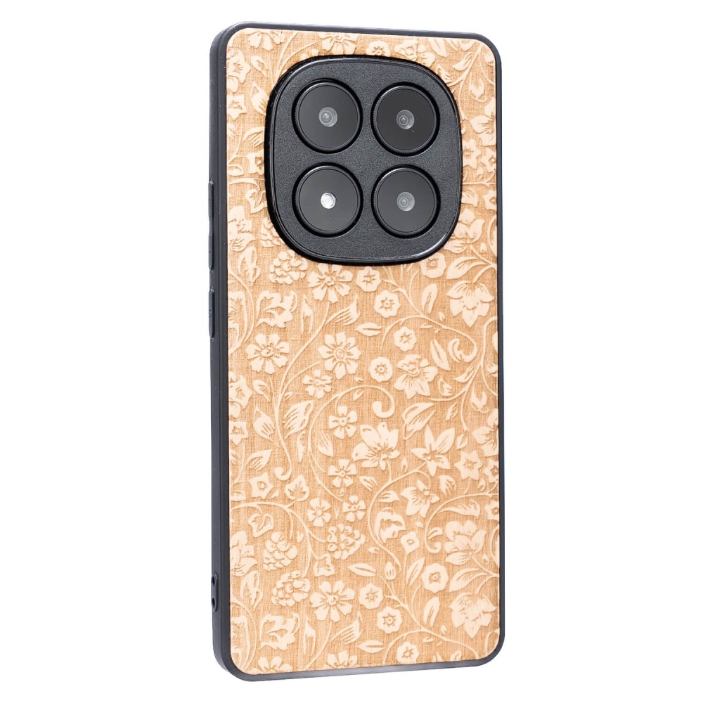Drewniane Etui Bewood do Xiaomi Redmi Note 15 Pro 5G KWIATY POLNE ANIEGRE (2)