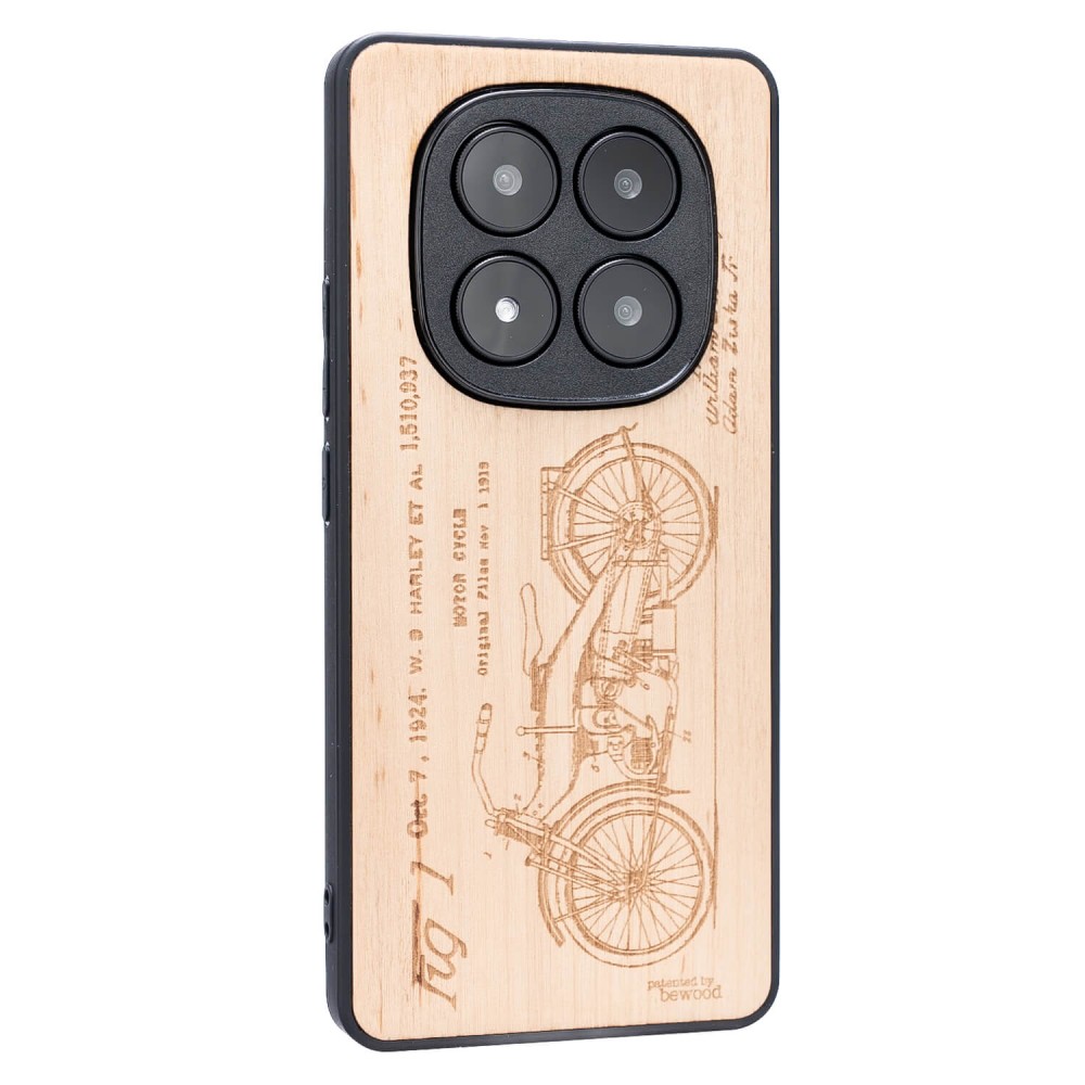 Drewniane Etui Bewood do Xiaomi Redmi Note 15 Pro 5G HARLEY PATENT ANIEGRE (2)