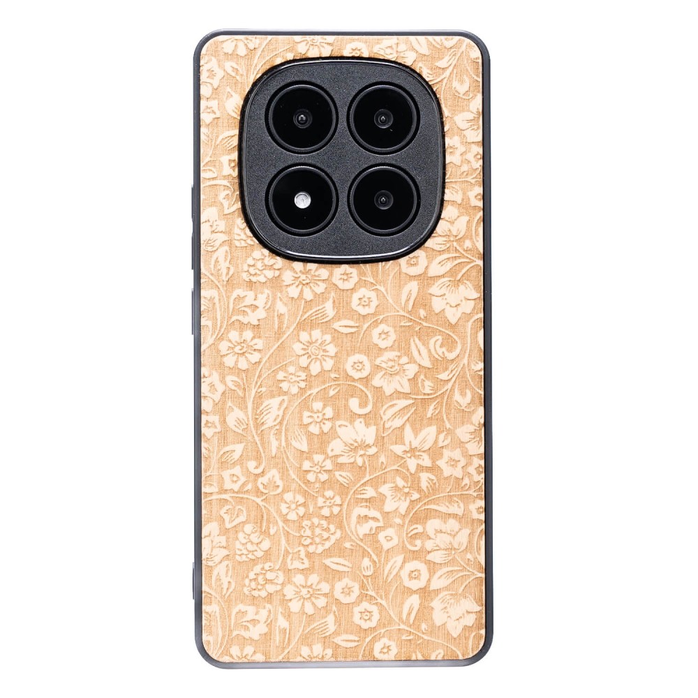Drewniane Etui Bewood do Xiaomi Redmi Note 15 5G KWIATY POLNE ANIEGRE (1)