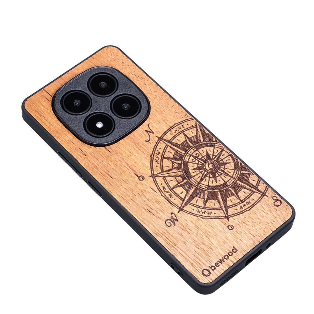 Drewniane Etui Bewood do Xiaomi Redmi Note 15 Pro Plus 5G TRAVELER MERBAU (3)