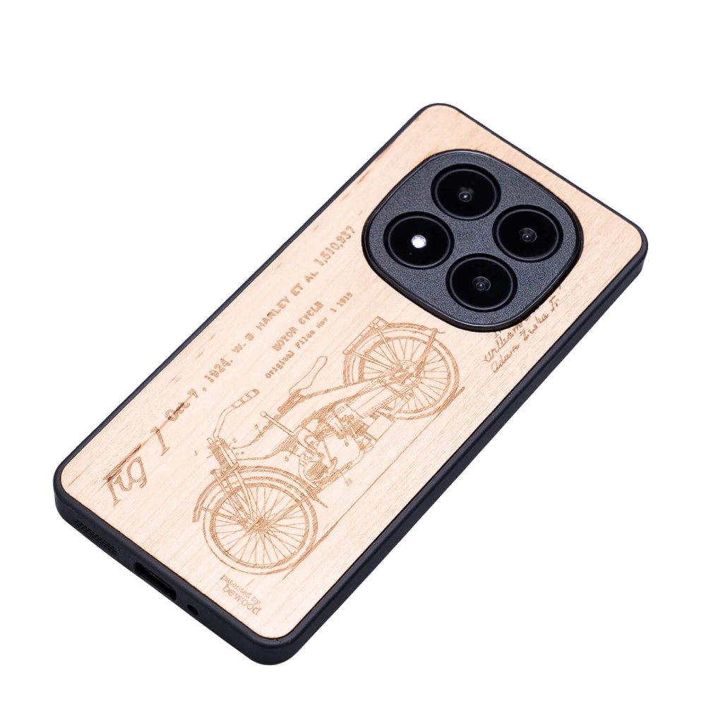 Drewniane Etui Bewood do Xiaomi Redmi Note 15 Pro Plus 5G HARLEY PATENT ANIEGRE (3)