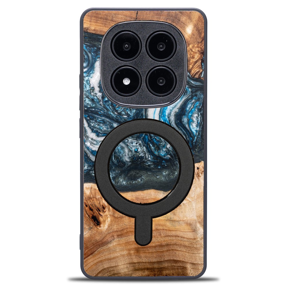 Etui Bewood Unique do Xiaomi Redmi Note 15 Pro 5G - Planets - Ziemia z MagSafe (1)