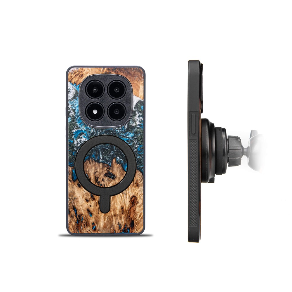 Etui Bewood Unique do Xiaomi Redmi Note 15 Pro 5G - Planets - Ziemia z MagSafe (2)