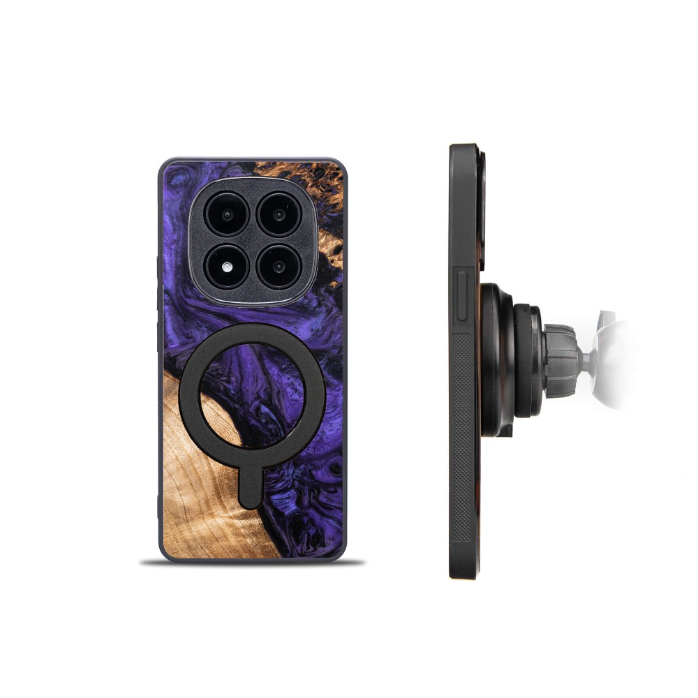 Etui Bewood Unique do Xiaomi Redmi Note 15 5G - Violet z MagSafe (2)