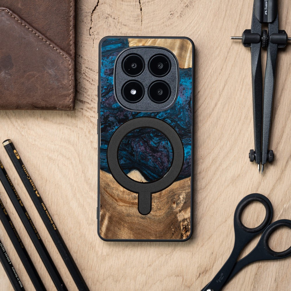 Bewood Resin Case for Xiaomi Redmi Note 15 5G - Planets - Neptune with MagSafe (3)