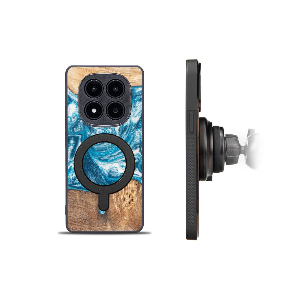 Etui Bewood Unique do Xiaomi Redmi Note 15 Pro Plus 5G - Planets - Uran z MagSafe (2)