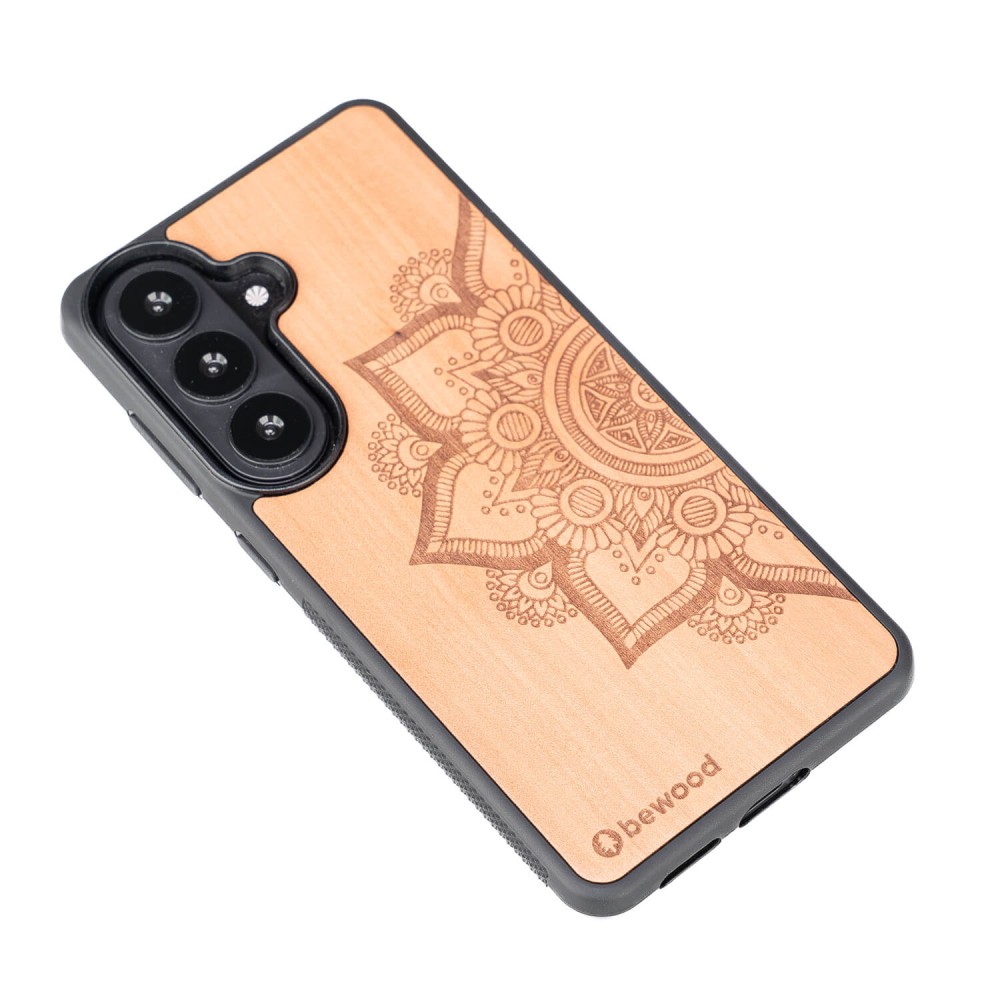 Drewniane Etui Bewood do Samsung Galaxy A57 5G MANDALA JABŁOŃ (3)