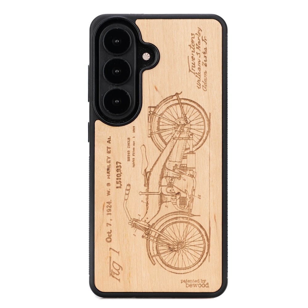 Drewniane Etui Bewood do Samsung Galaxy A37 5G HARLEY PATENT ANIEGRE (1)