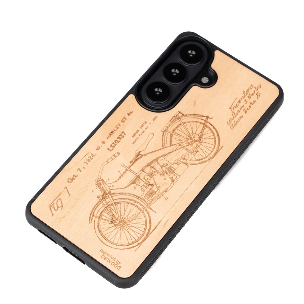Drewniane Etui Bewood do Samsung Galaxy A37 5G HARLEY PATENT ANIEGRE (3)
