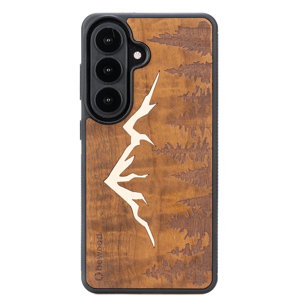 Drewniane Etui Bewood do Samsung Galaxy A37 5G GÓRY IMBUIA (1)