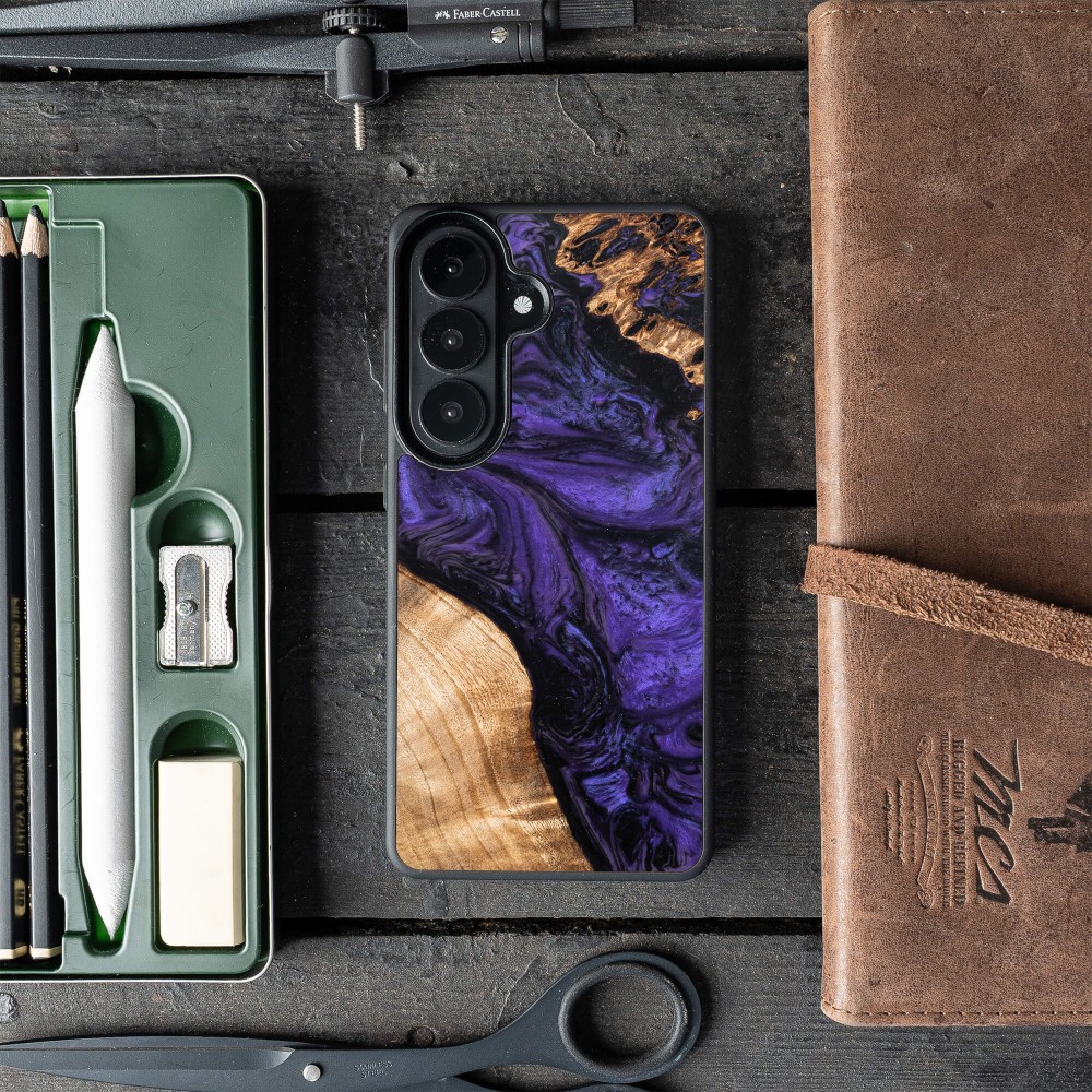 Bewood Resin Case for Samsung Galaxy A57 5G - Violet (2)