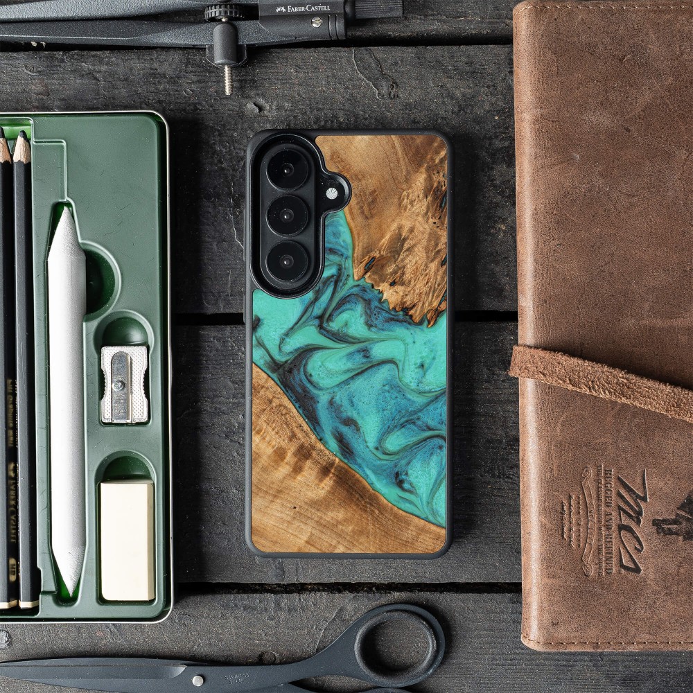 Bewood Resin Case for Samsung Galaxy A57 5G - Turquoise (2)