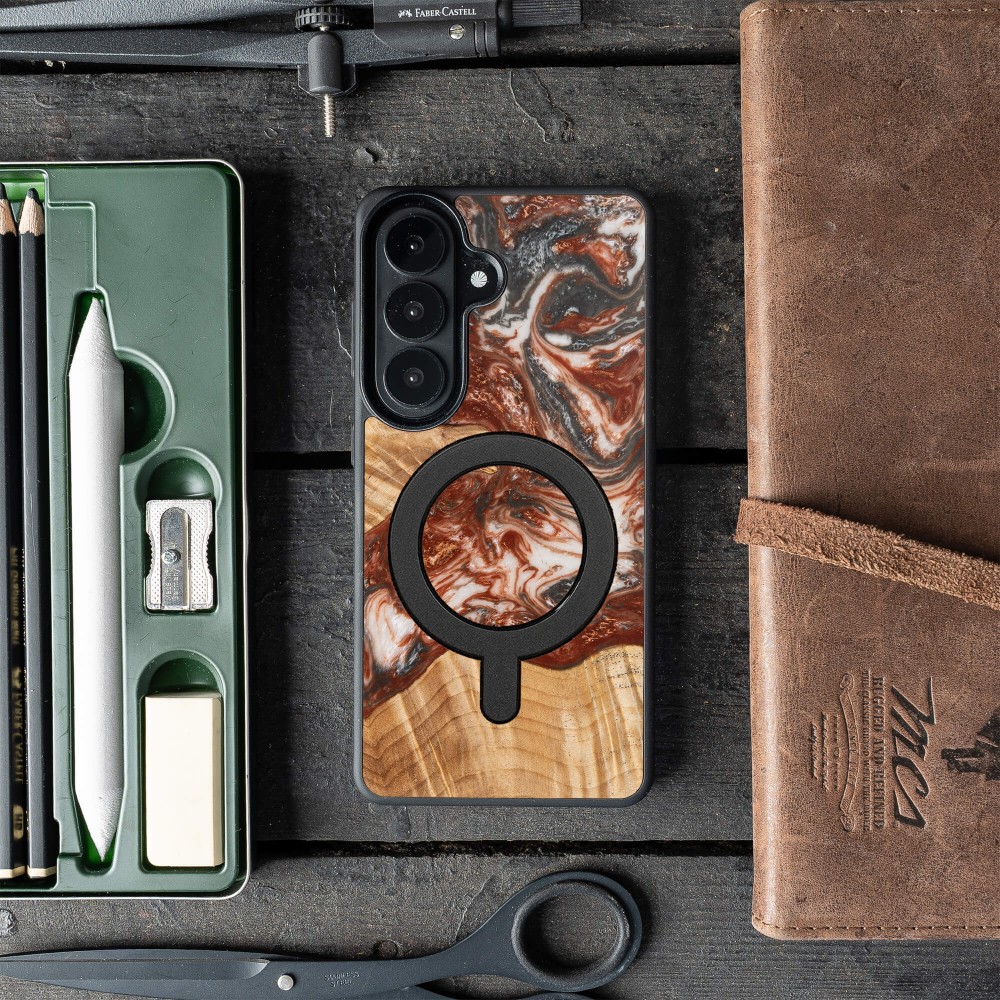 Bewood Resin Case for Samsung Galaxy A37 5G - Planets - Venus with MagSafe with MagSafe (3)