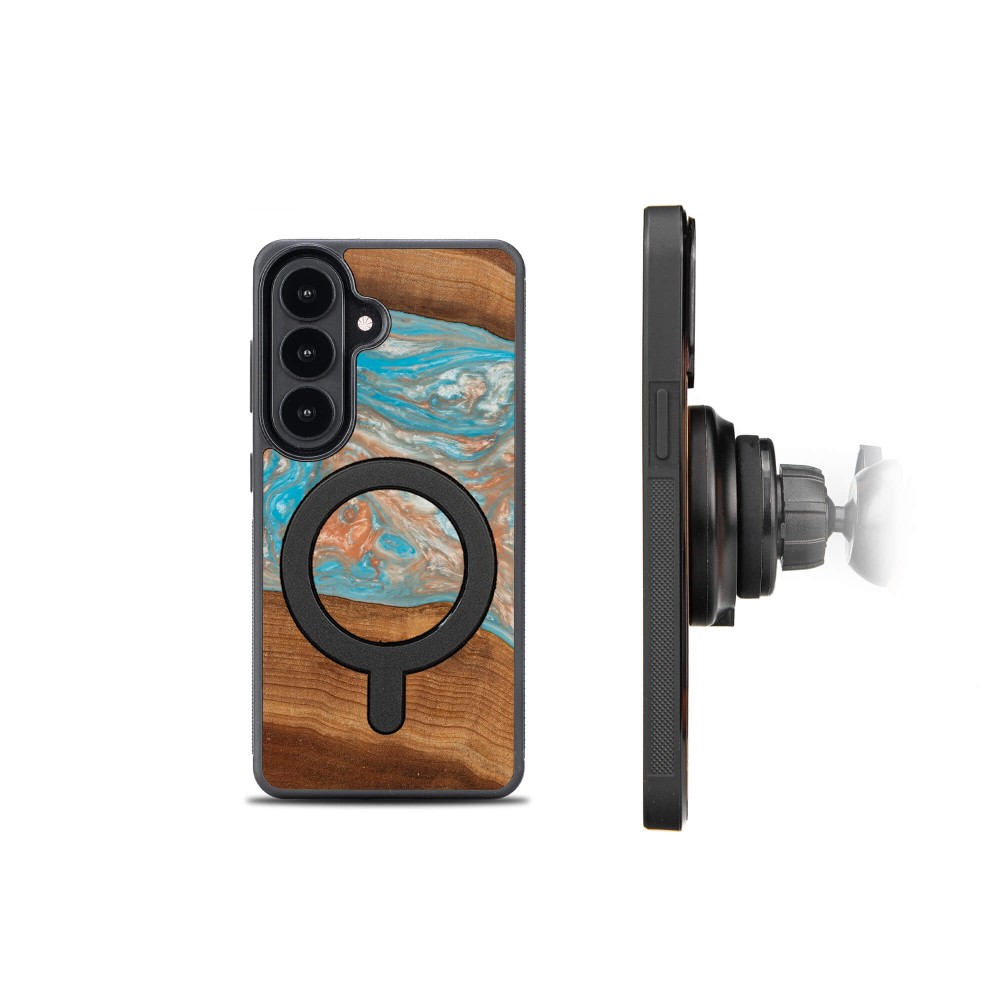 Bewood Resin Case for Samsung Galaxy A37 5G - Planets - Saturn with MagSafe (2)