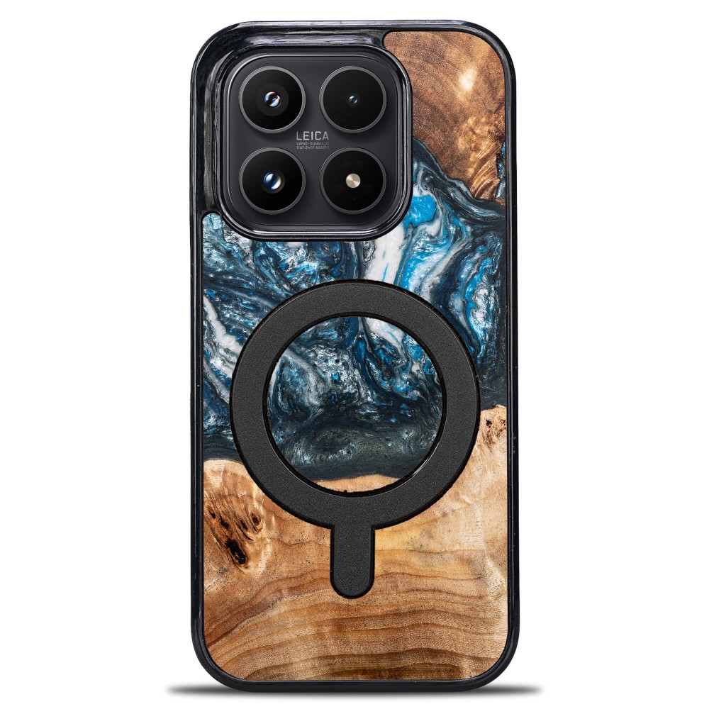 Bewood Resin Case for Xiaomi 17 - Planets - Earth with MagSafe (1)
