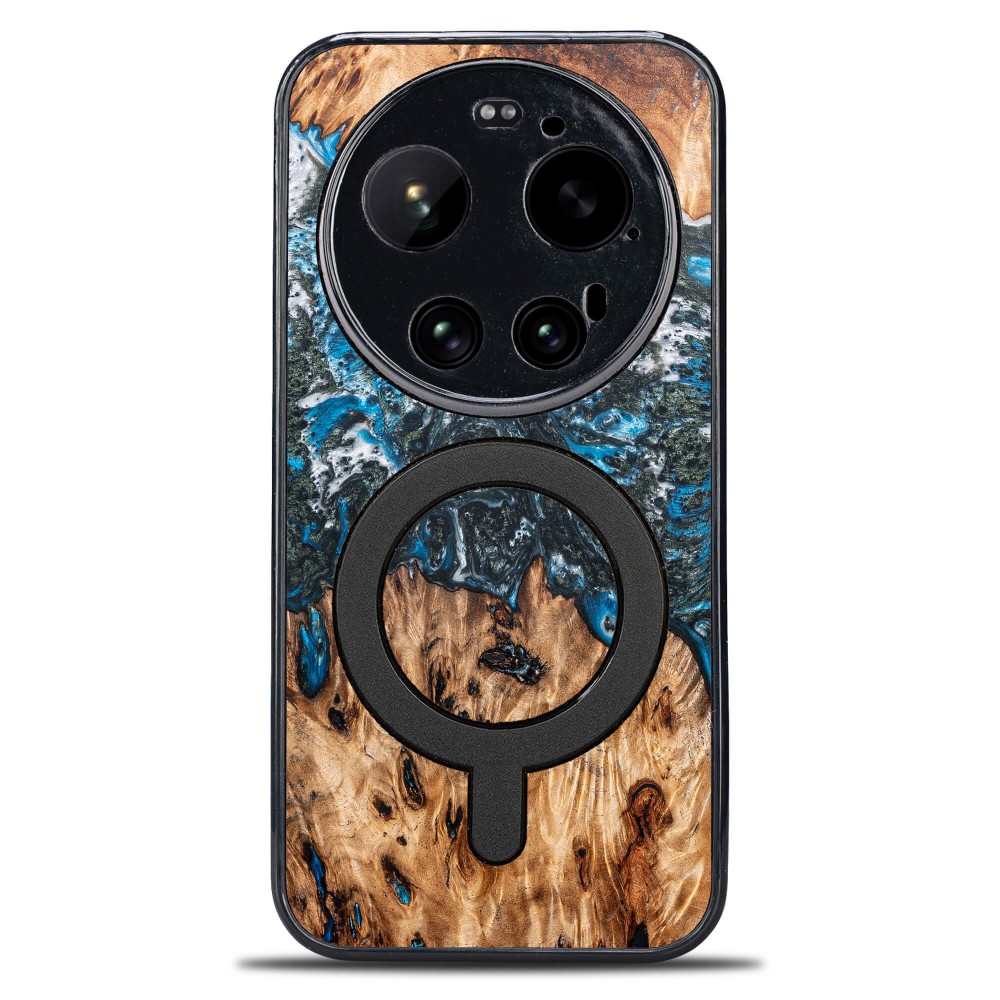 Bewood Resin Case for Xiaomi 17 Ultra - Planets - Earth with MagSafe (1)