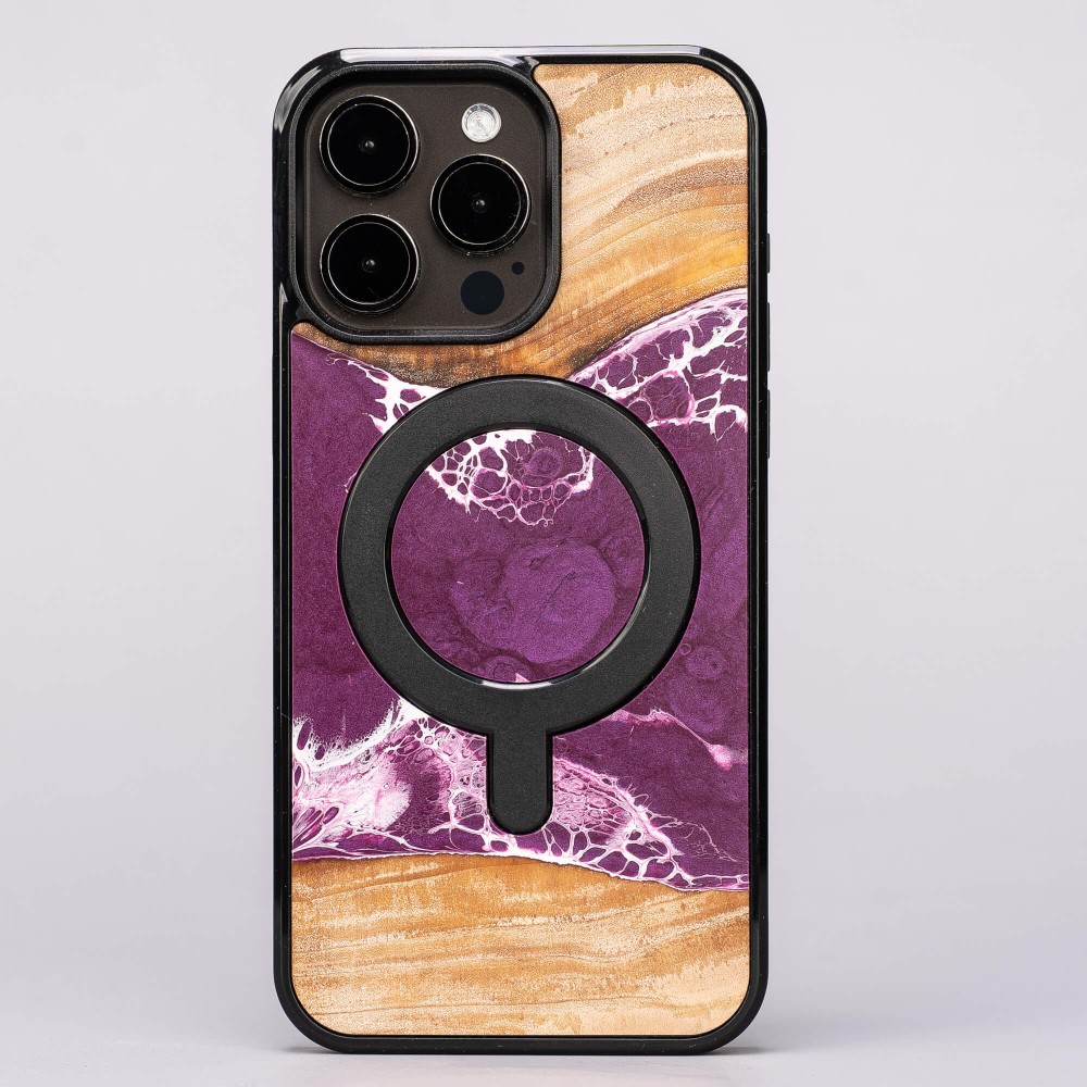 Etui iPhone 15 Pro Max Unique - Purple Magic MAGSAFE - Outlet - Ready 1475 (1)