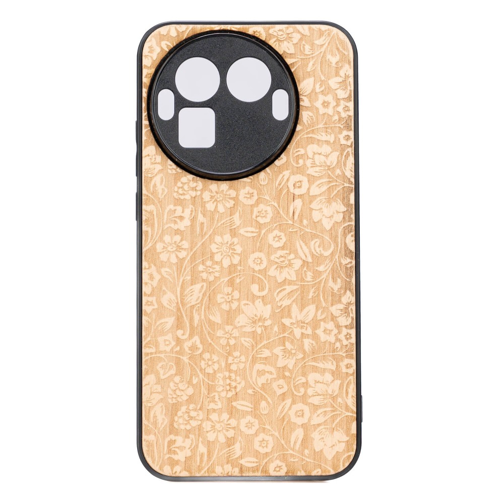Realme 8 GT Pro Flowers Anigre Bewood Wood Case (1)