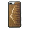 Apple iPhone 6/6s/7/8 Plus Mountains Imbuia Wood Case HEAVY