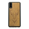 Huawei P20 Deer Imbuia Wood Case