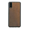 Huawei P20 Waves Merbau Wood Case
