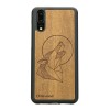 Huawei P20 Wolf Imbuia Wood Case